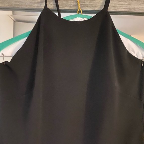 Size 10 black Bebe high-low gown. - Picture 4 of 5